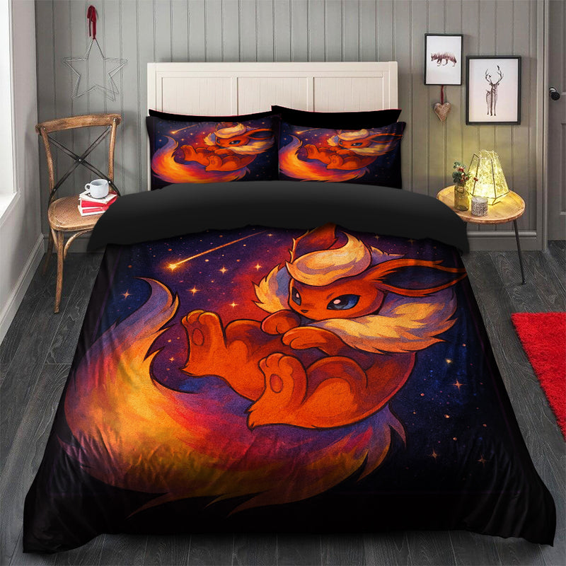 Flareon Galaxy Bedding Set