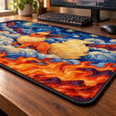 Flareon Fire Pokemon Starry Night Desk Mat