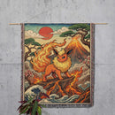 Flareon Pokemon Japan Style Woven Throw Blanket