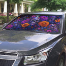 Floral Skull Custom Car Windshield Sunshades