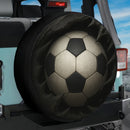Football Surrounded By Jagged Jeep Car Spare Tire Cover