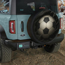 Football Surrounded By Jagged Jeep Car Spare Tire Cover