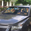 Franky And Nico Robin From Anime One Piece Custom Car Windshield Sunshades