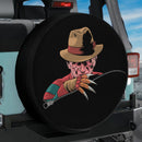 Freddy Krueger Horror Movie Unzipped Jeep Car Spare Tire Cover