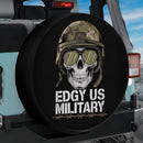 Skull US Military Jeep Car Spare Tire Cover