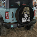 Skull US Military Jeep Car Spare Tire Cover