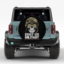 Skull US Military Jeep Car Spare Tire Cover