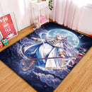 Frieren Moon Anime Rectangular Area Rug