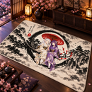 Frieren x Fern Sousou no Frieren Japan Ink Style Rectangular Area Rug