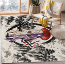 Frieren x Fern Sousou no Frieren Japan Ink Style Rectangular Area Rug