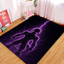Black Frieza Dragon Ball Light Rectangular Area Rug