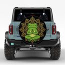 Mandala Meditating Frog Yoga Jeep Car Spare Tire Cover