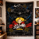 Fullmetal Alchemist Brotherhood Woven Throw Blanket