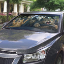 Funny Crazy Cat Car Auto Sunshades