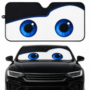 Funny Eyes Black Custom Car Windshield Sunshades
