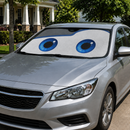 Funny Eyes Gray Custom Car Windshield Sunshades