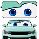 Funny Eyes Mint Custom Car Windshield Sunshades