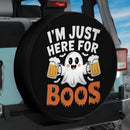 Funny Ghost I'm Just Here For Boos Jeep Car Spare Tire Cover