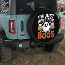 Funny Ghost I'm Just Here For Boos Jeep Car Spare Tire Cover