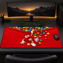 Funny M&M Red Chocolate Desk Mat