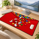Funny M&M Red Chocolate Desk Mat