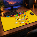 Funny M&M Yellow Chocolate Desk Mat