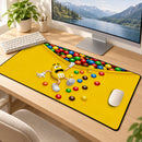 Funny M&M Yellow Chocolate Desk Mat