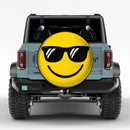 Funny Smile Face Car Spare Tire Cover