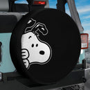 Funny Snoopy Hide Car Spare Tire Cover