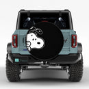 Funny Snoopy Hide Car Spare Tire Cover