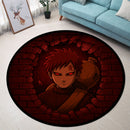 Gaara Break Wall Round Rug