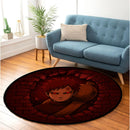 Gaara Break Wall Round Rug