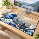 Gai Vs Kisime Anime Naruto The Great Wave Japan Desk Mat