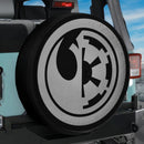 Rebel & Empire Logo Jeep Car Spare Tire Cover
