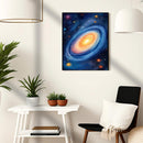 Galaxy Watercolor - Living Room - Canvas Wall Art - Print - Wall Decor