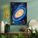 Galaxy Watercolor - Living Room - Canvas Wall Art - Print - Wall Decor