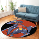 Garchomp Pokemon Round Rug