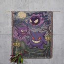 Gastly Haunter Gengar Pokemon Woven Throw Blanket