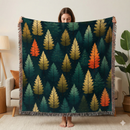 The Evergreen Woven Throw Blanket