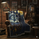 Batman Starry Night Woven Throw Blanket