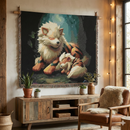 Arcanine & Growlithe Pokemon Woven Throw Blanket