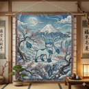 Glaceon Pokemon Japan Style Woven Throw Blanket