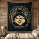 Studio Ghibli Totoro Mandala Woven Throw Blanket