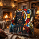 Darth Vader Stained Glass Woven Throw Blanket