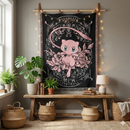 Retro Mew Pokemon Woven Throw Blanket