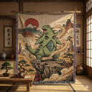 Tyranitar Pokemon Japan Style Woven Throw Blanket