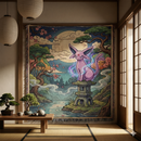 Espeon Pokemon Woven Throw Blanket