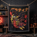 Pokemon Giratina Woven Throw Blanket