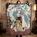 Sesshomaru Inuyasha Anime Woven Throw Blanket