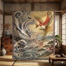 Lugia vs Ho-oh Pokemon Japan Style Woven Throw Blanket